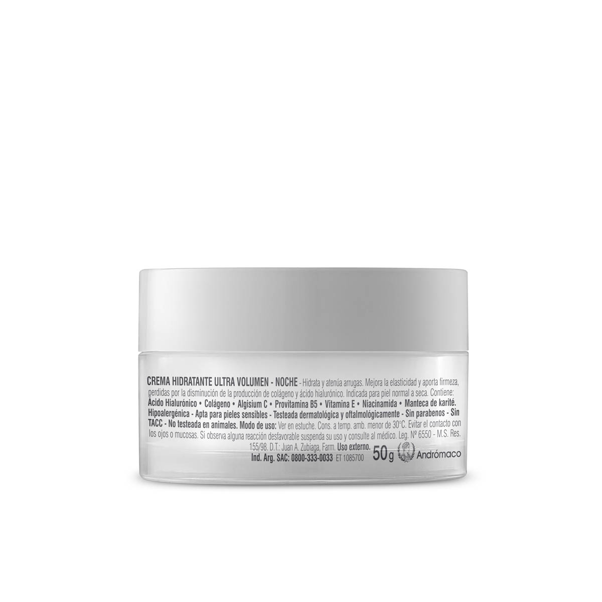 Dermagl&oacute;s Facial Crema de Noche Ultra Volumen 50 g image number 1