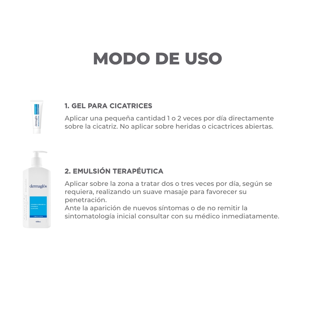 Kit Corporal Dermagl&oacute;s Para Cicatrices + Emulsi&oacute;n image number 1