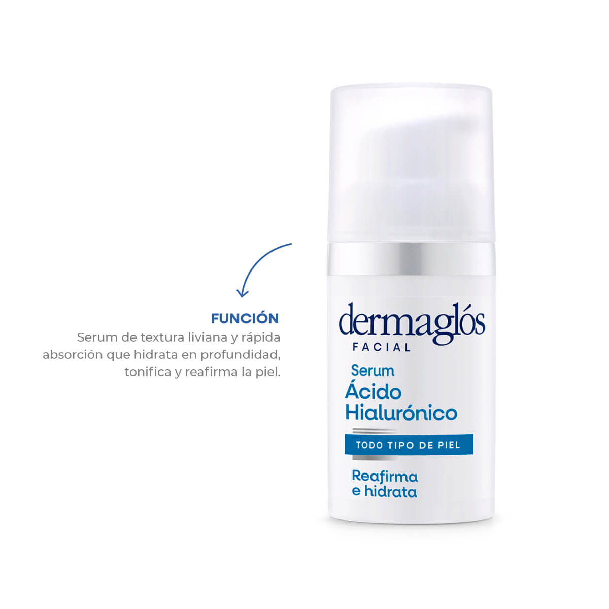 Dermagl&oacute;s Facial Serum &Aacute;cido Hialur&oacute;nico 30 ml image number 4