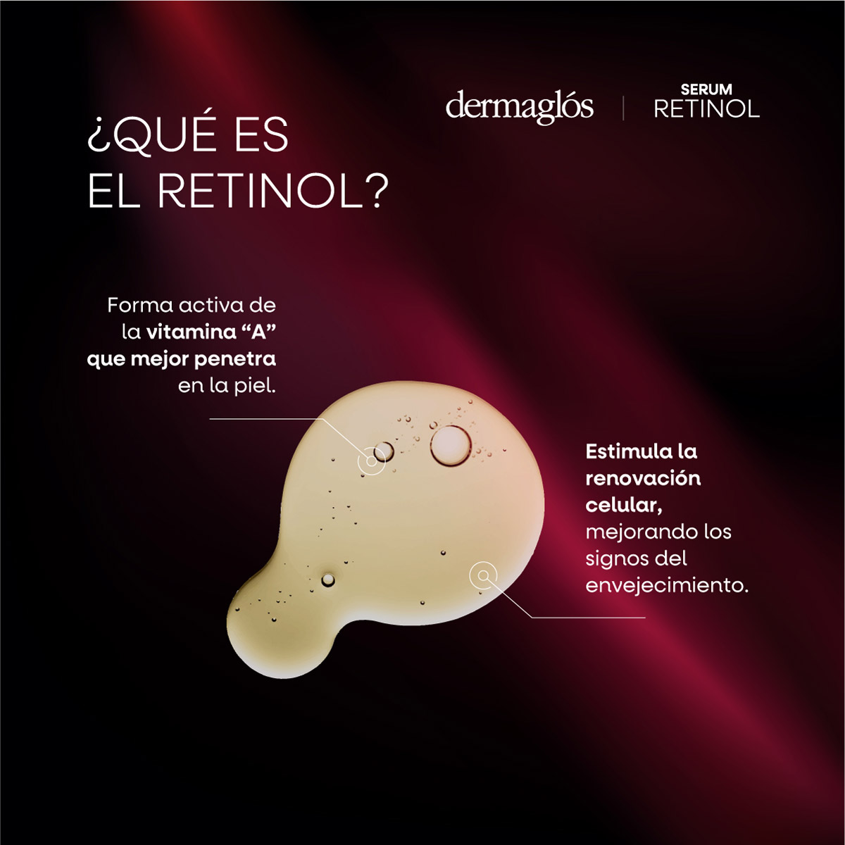 Serum Retinol Dermagl&oacute;s Facial 25 ml image number 5