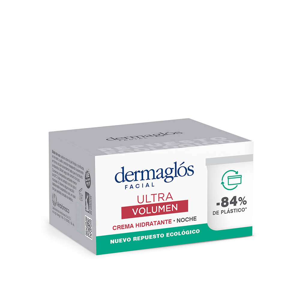 Crema Dermaglós Repuesto Hidratante de Noche Ultra Volumen  50 g