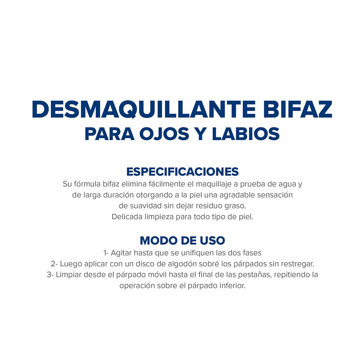 Dermagl&oacute;s Facial Desmaquillante Bifaz de Ojos 100 ml image number 7