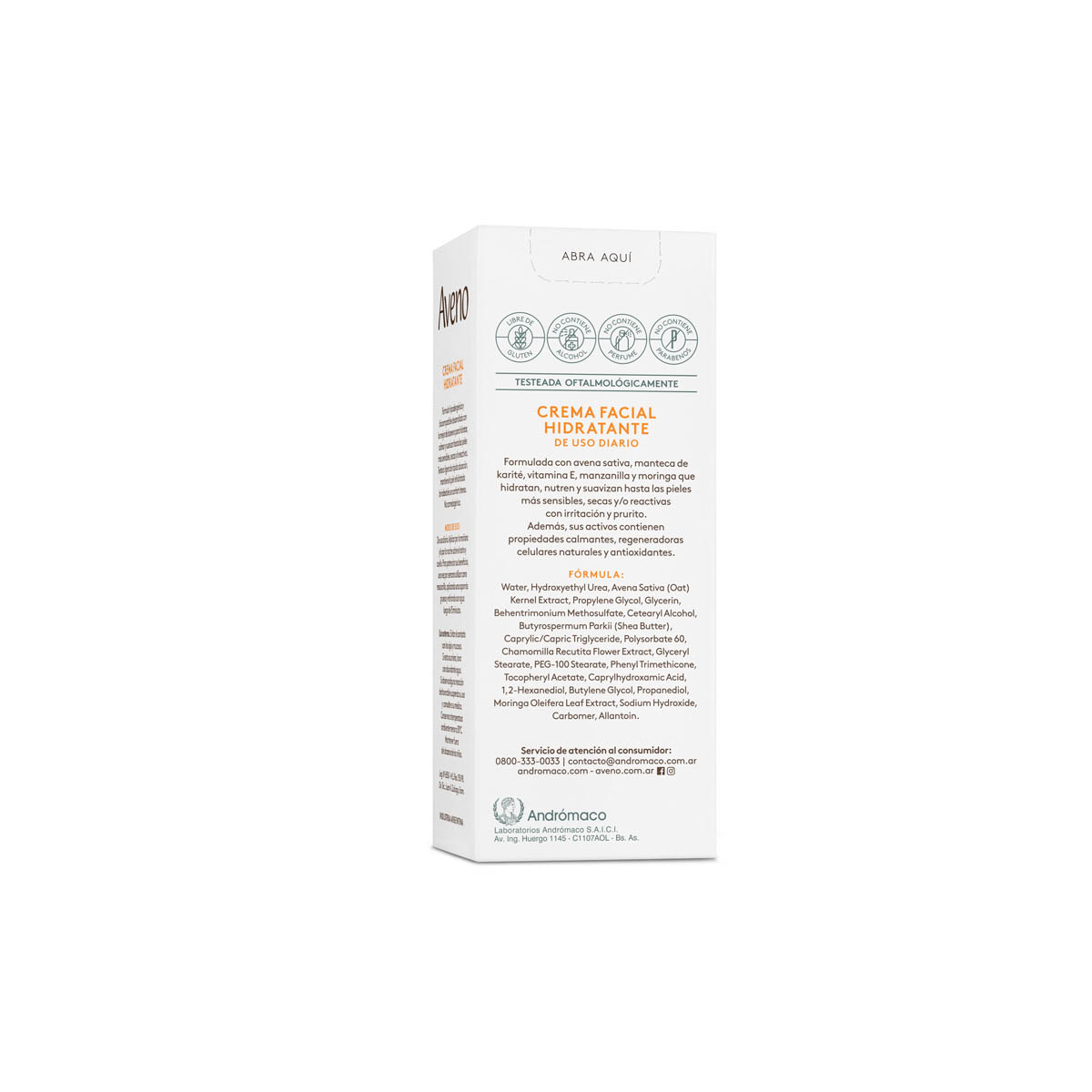 Aveno Crema Facial Hidratante de Uso Diario 50 g image number 3