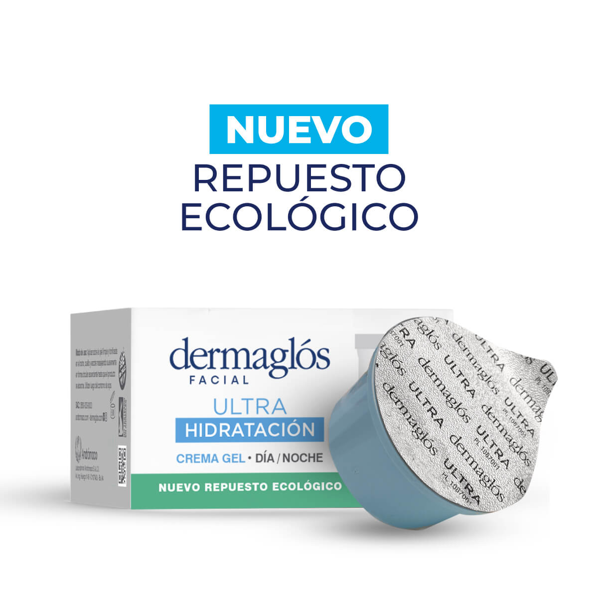 Crema Gel Dermaglós Repuesto Día y Noche Ultra Hidratación 50 g image number 3