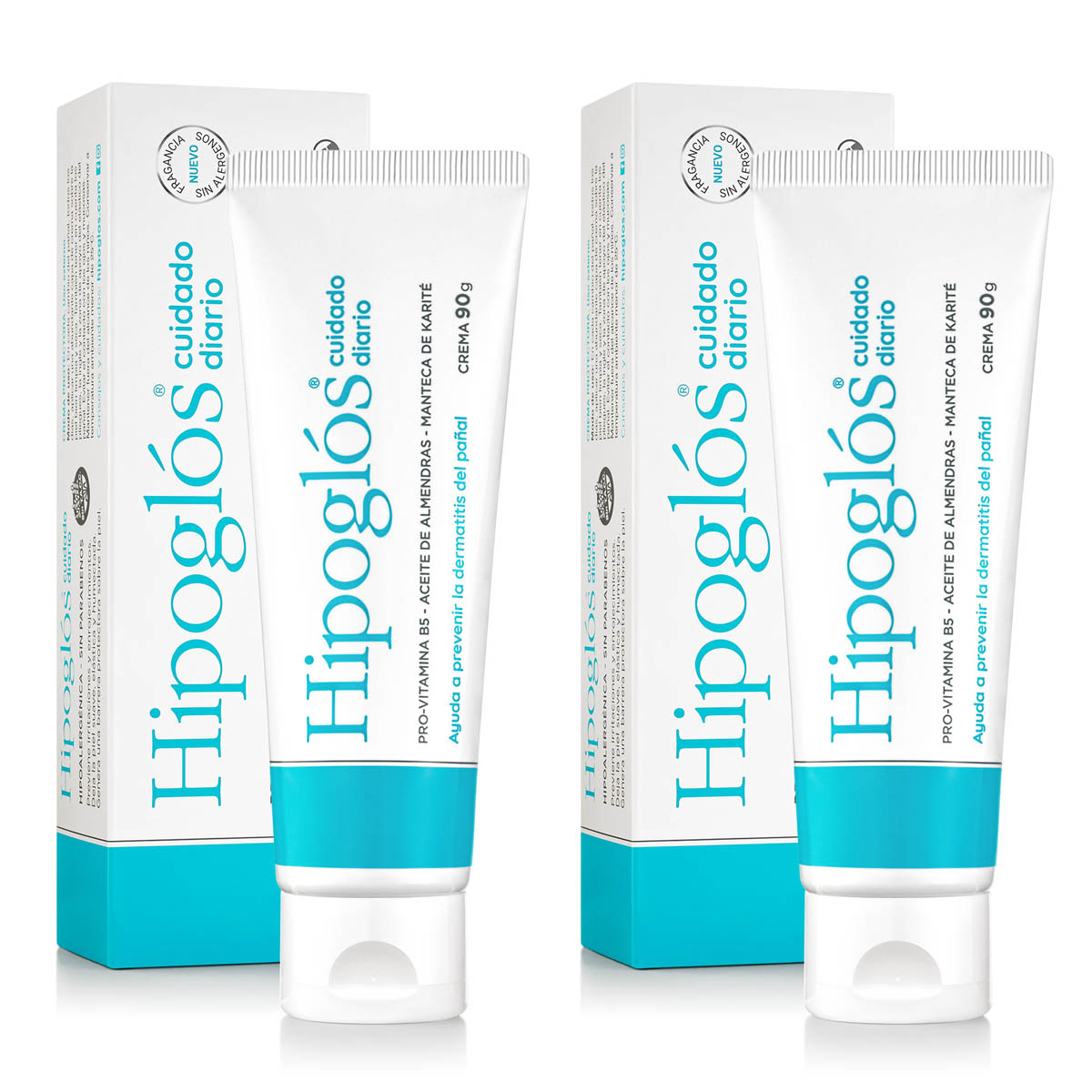 Kit Crema Hipogl&oacute;s Cuidado Diario 90 g x 2