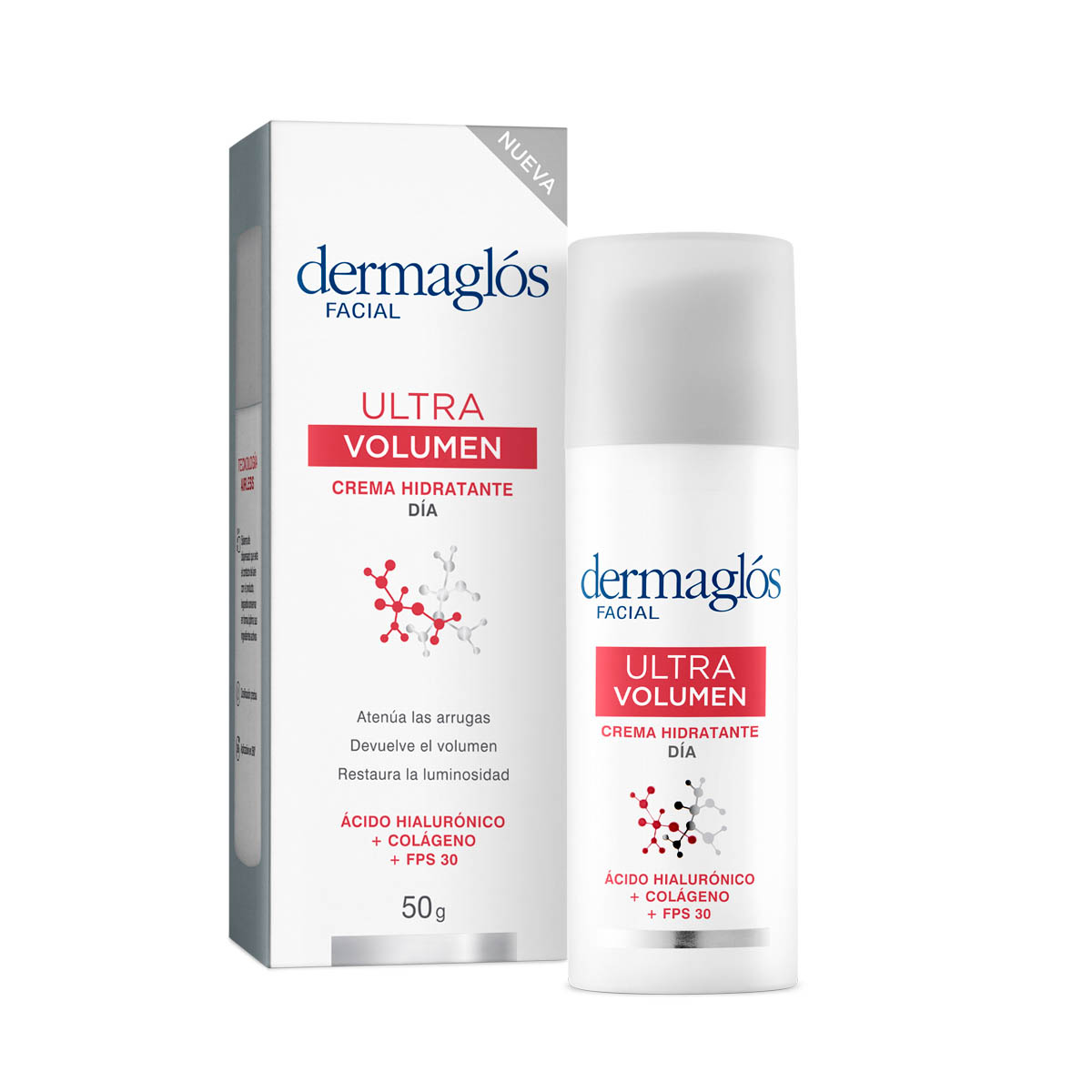 Dermaglós Facial Crema de Día Ultra Volumen con FPS 30 50 g image number 0