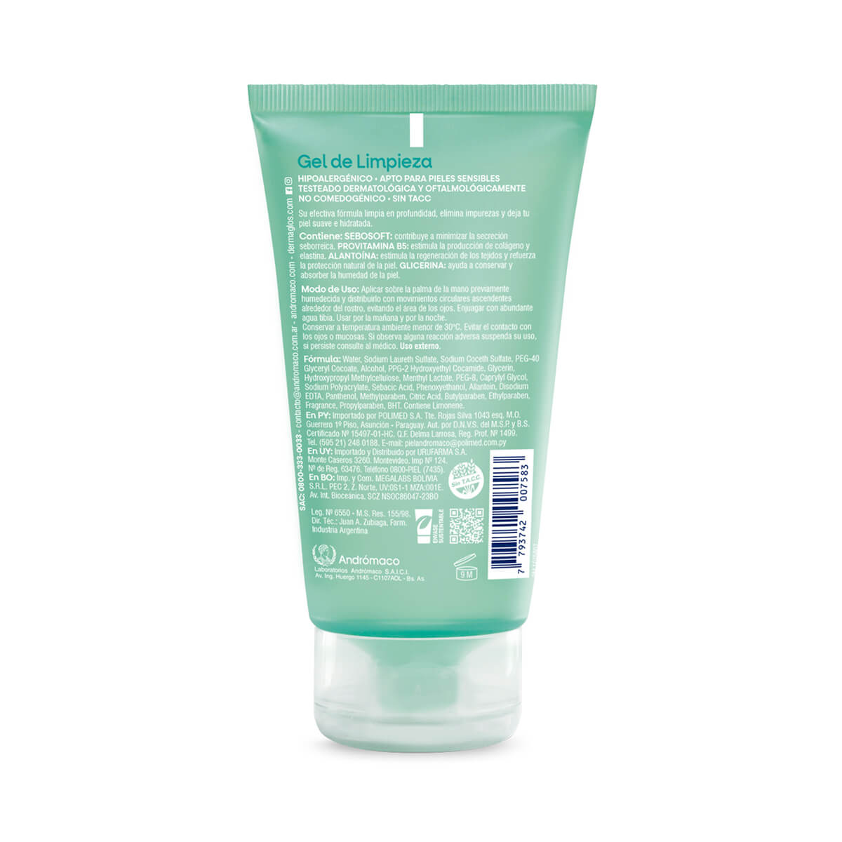 Dermagl&oacute;s Facial Gel de Limpieza Piel Mixta a Grasa 150 g image number 2