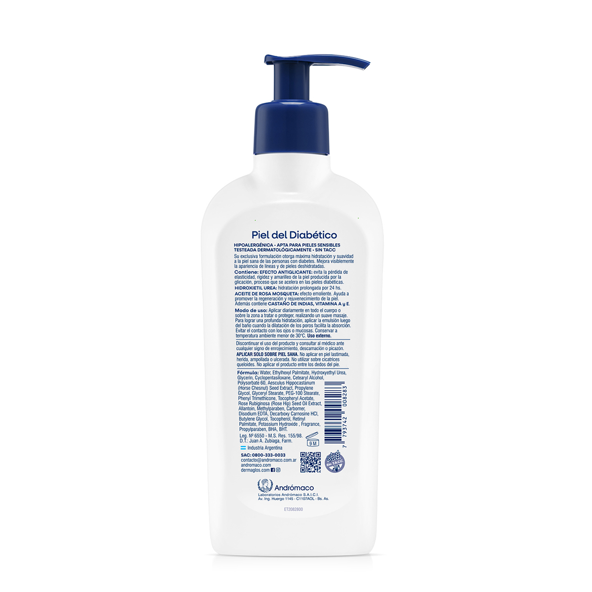 Dermagl&oacute;s Corporal Emulsi&oacute;n Piel del Diab&eacute;tico 300 ml image number 1