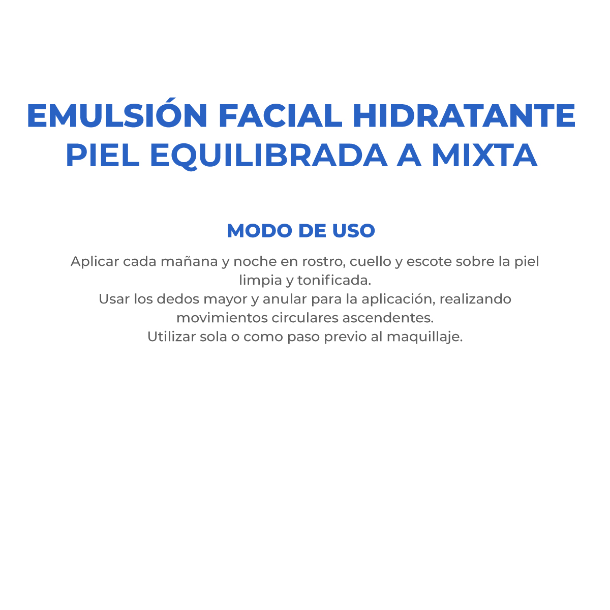 Emulsi&oacute;n Facial Hidratante Dermagl&oacute;s Piel Equilibrada a Mixta 75 ml image number 5