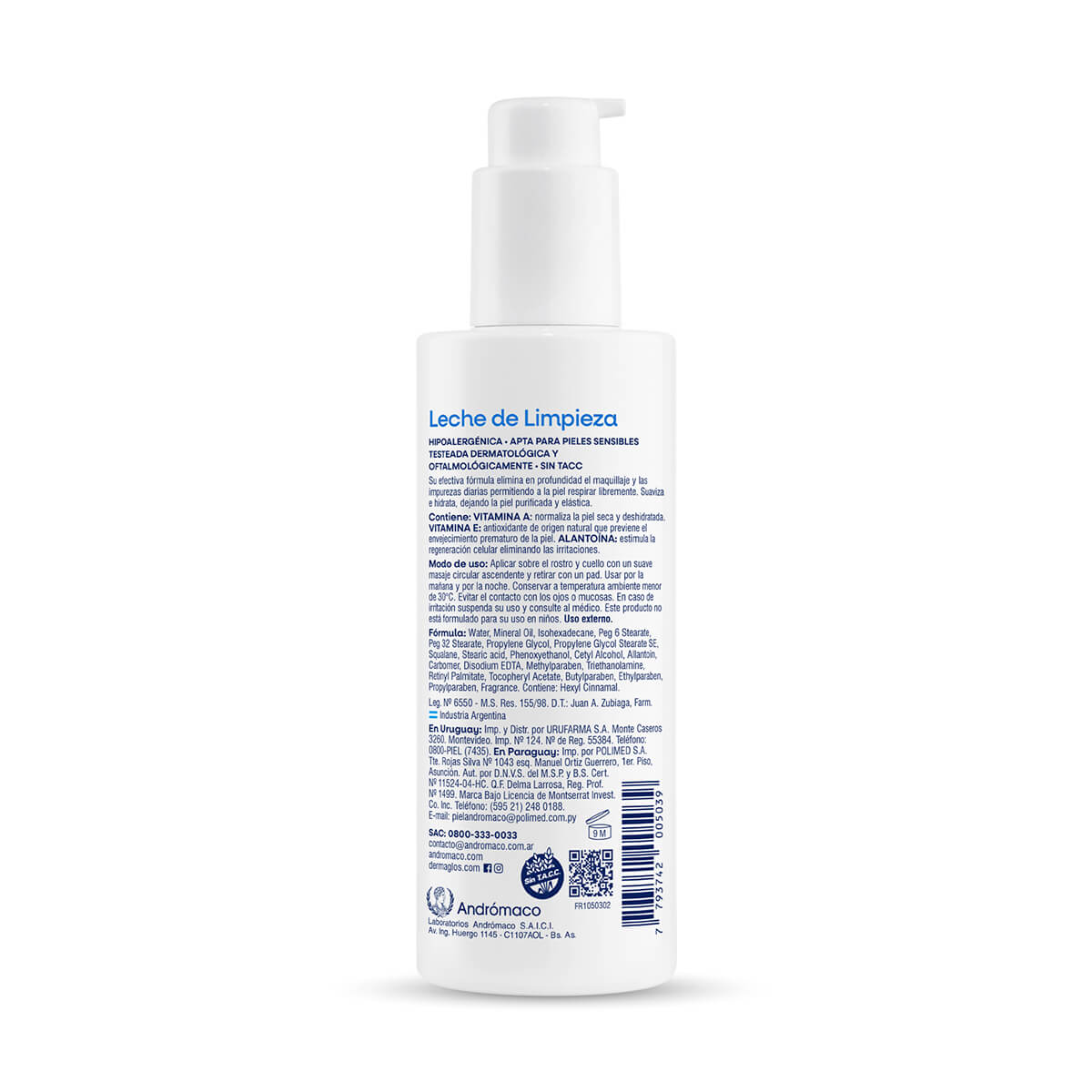 Dermagl&oacute;s Facial Leche de Limpieza Activa 200 ml image number 1