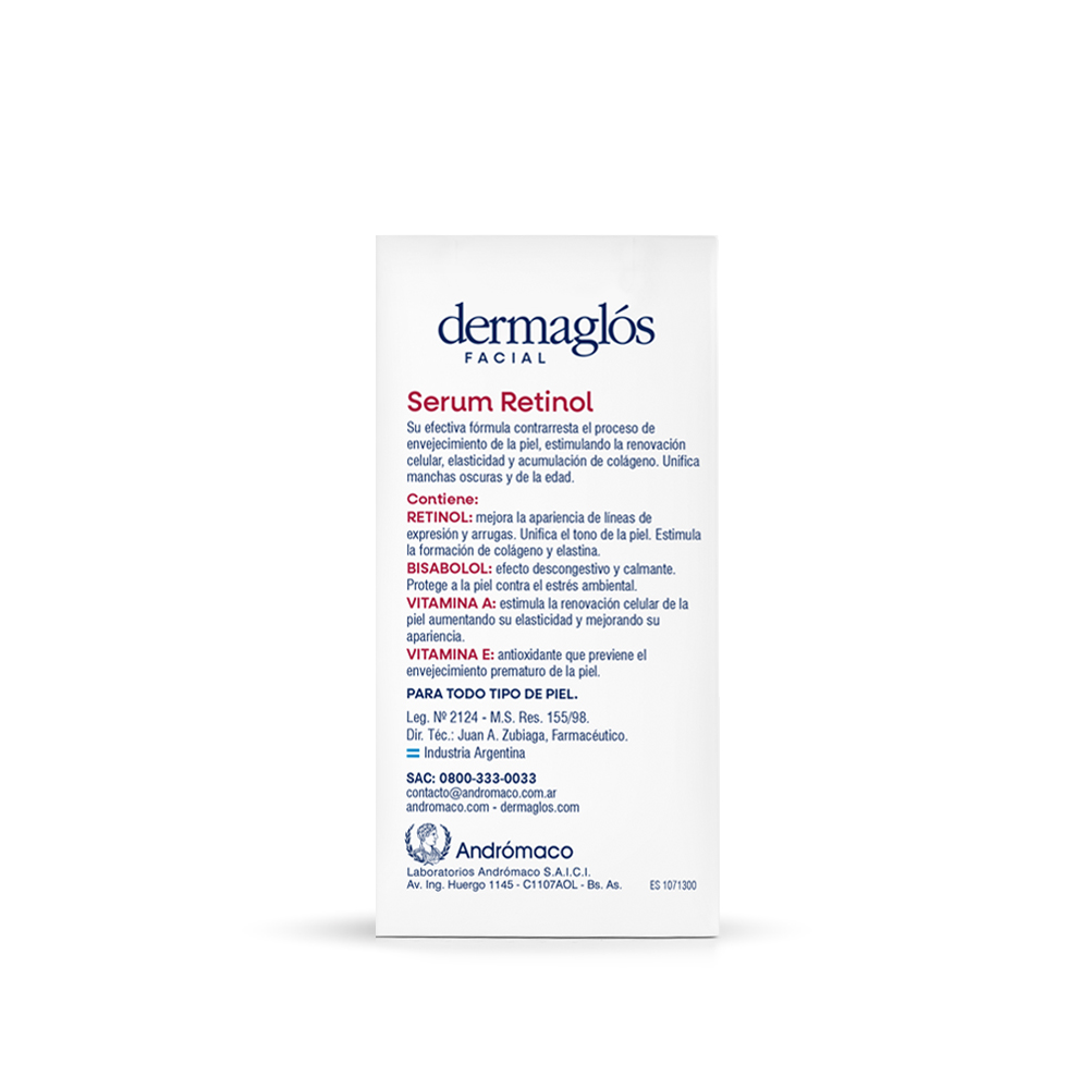 Serum Retinol Dermagl&oacute;s Facial 25 ml image number 3