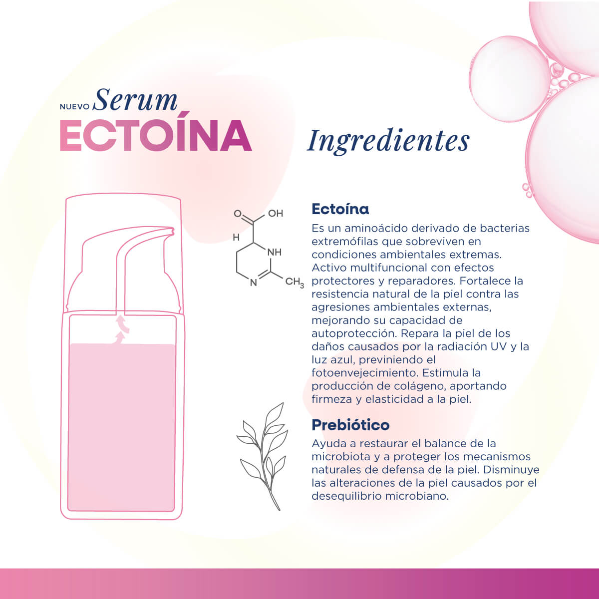 Dermagl&oacute;s Facial Serum Ecto&iacute;na 30 ml image number 6