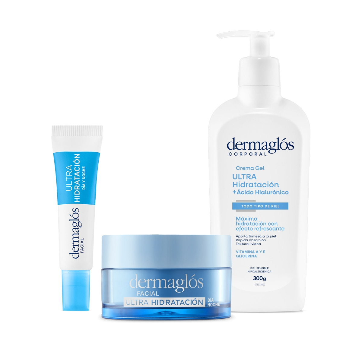 Kit Facial y Corporal Dermaglós Ultra Hidratación image number 0