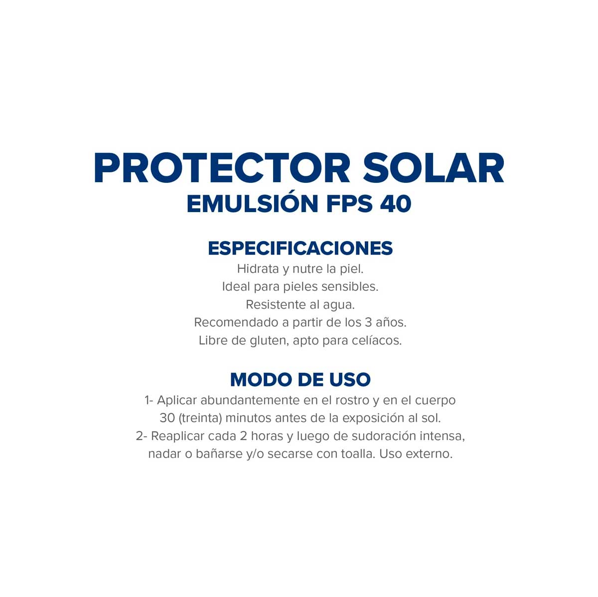 Dermaglós Solar Protector Solar con FPS 40 250 ml image number 5
