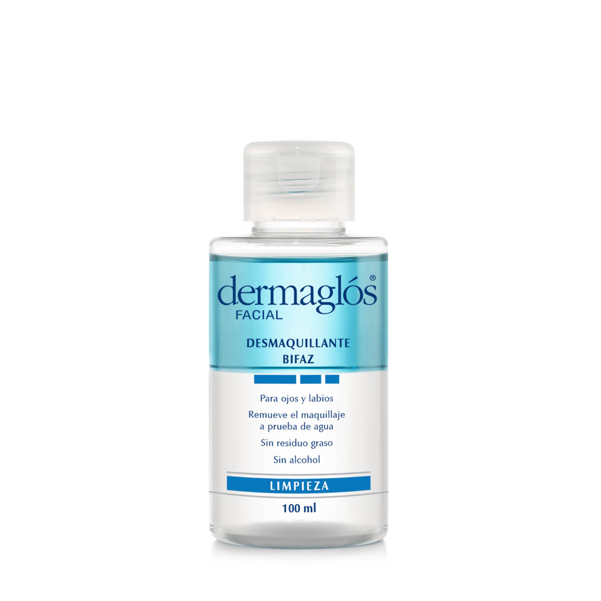 Dermagl&oacute;s Facial Desmaquillante Bifaz de Ojos 100 ml image number 0