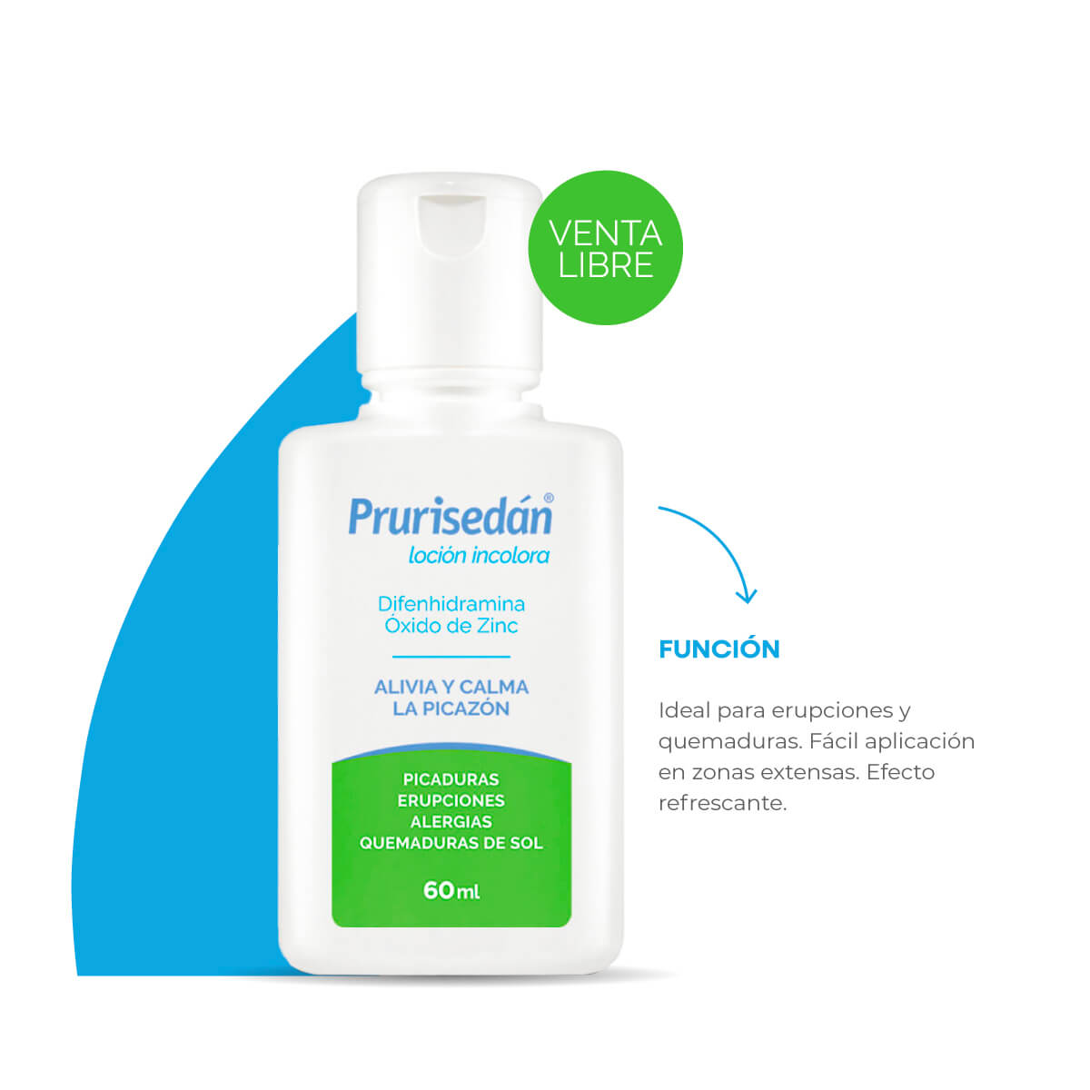 Loci&oacute;n Incolora Prurised&aacute;n 60 ml