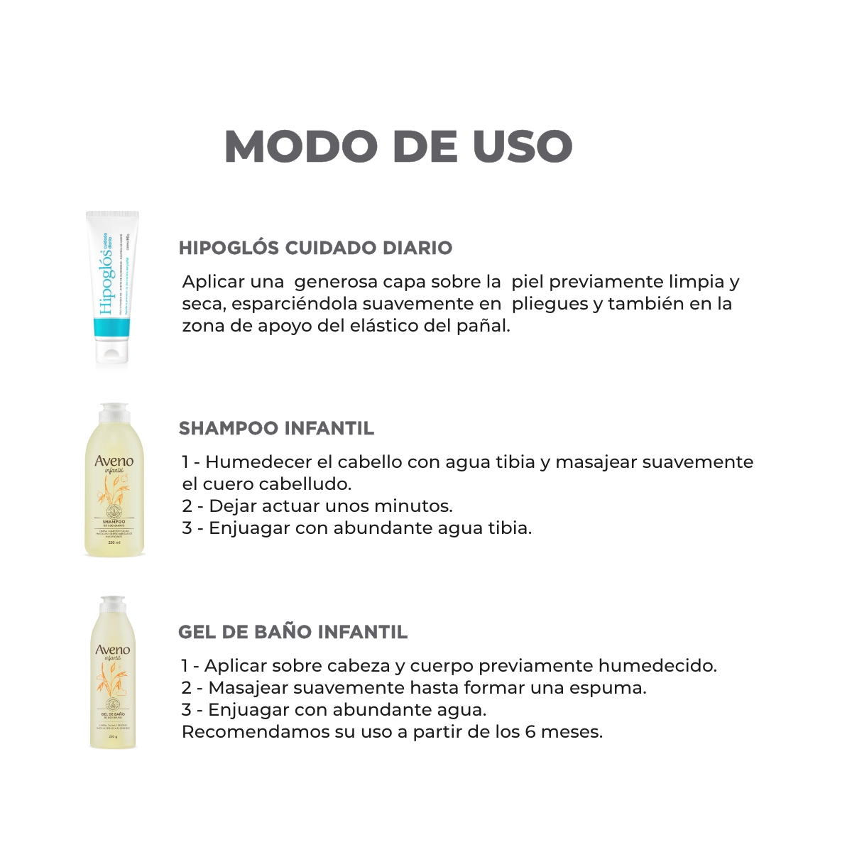 Kit Higiene y Protecci&oacute;n Aveno + Hipogl&oacute;s CD image number 2