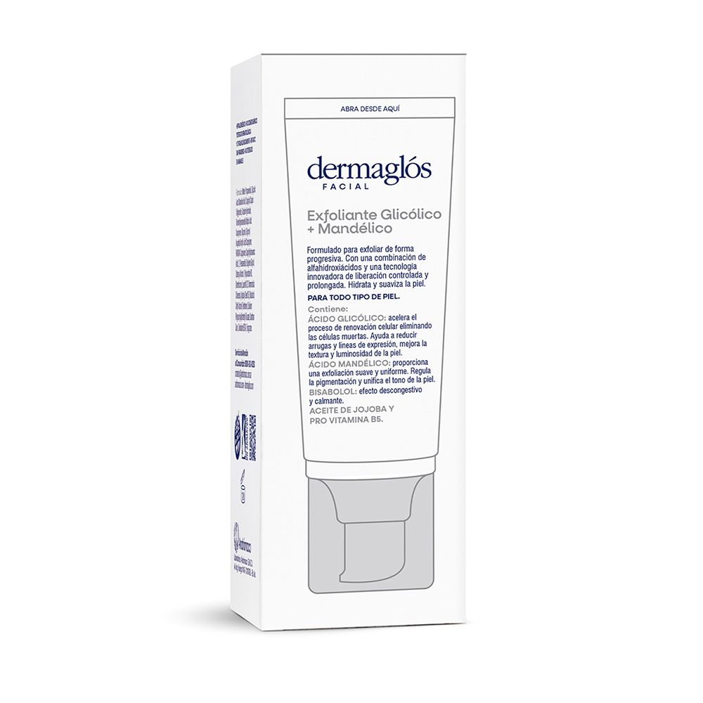 Exfoliante Facial Peeling Glic&oacute;lico y Mand&eacute;lico Dermagl&oacute;s 50 ml image number 3