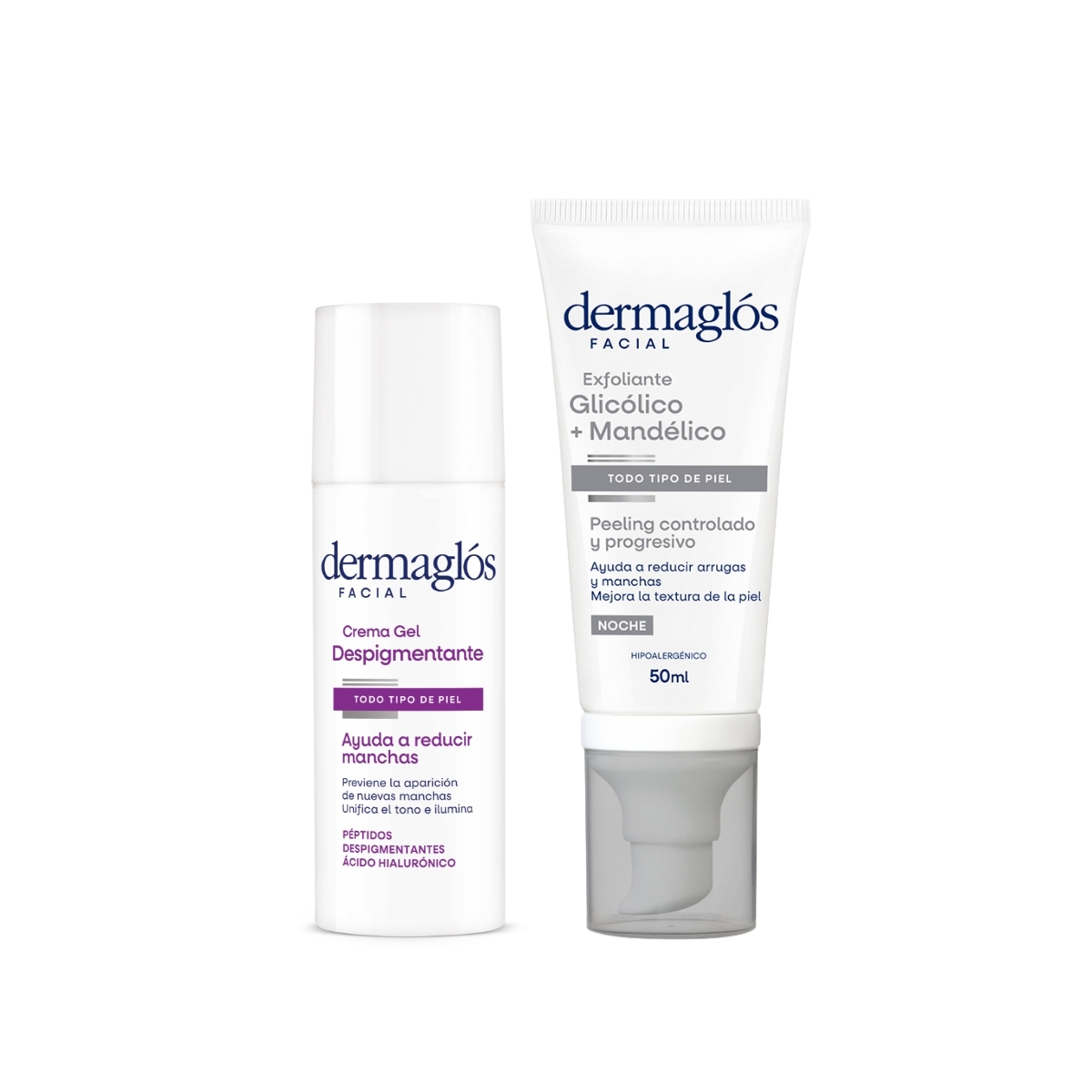 Kit Facial Dermagl&oacute;s Emulsi&oacute;n Exfoliante + Despigmentante image number 0