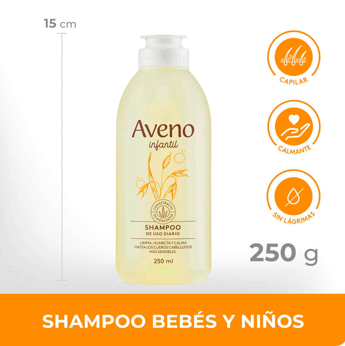 Aveno Infantil Shampoo de Uso Diario 250 ml image number 9