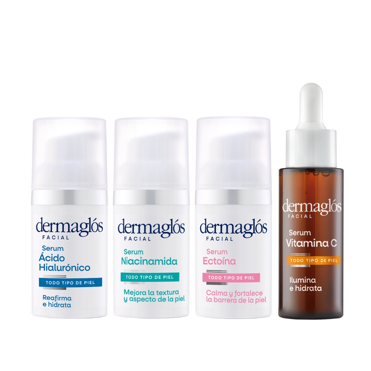Kit Facial Dermagl&oacute;s Serums Completo