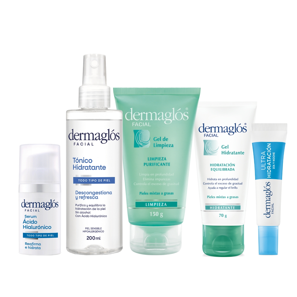 Kit Rutina Experta Dermaglós Piel Mixta con Serum image number 0