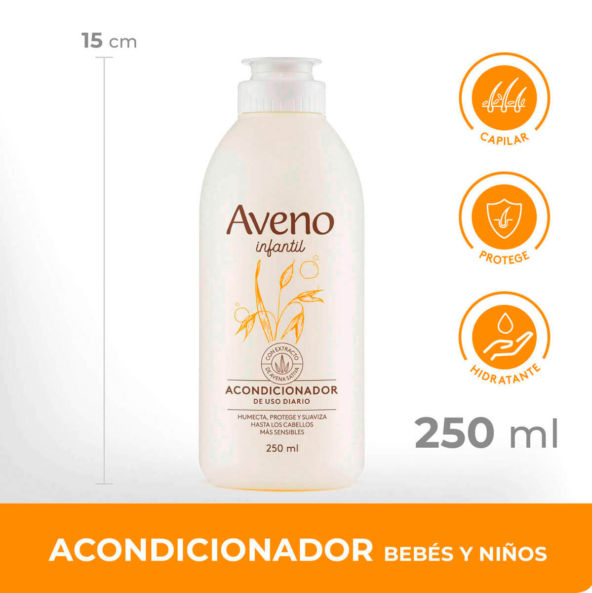 Aveno Infantil Acondicionador de Uso Diario 250 ml image number 9