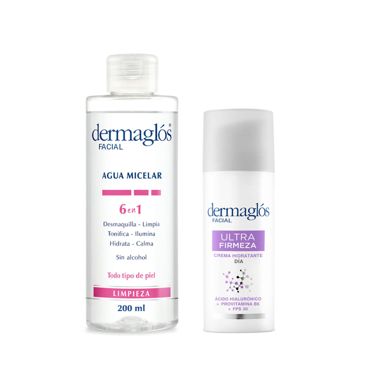 Kit Facial Dermaglós Rutina de Día Ultra Firmeza  image number 0