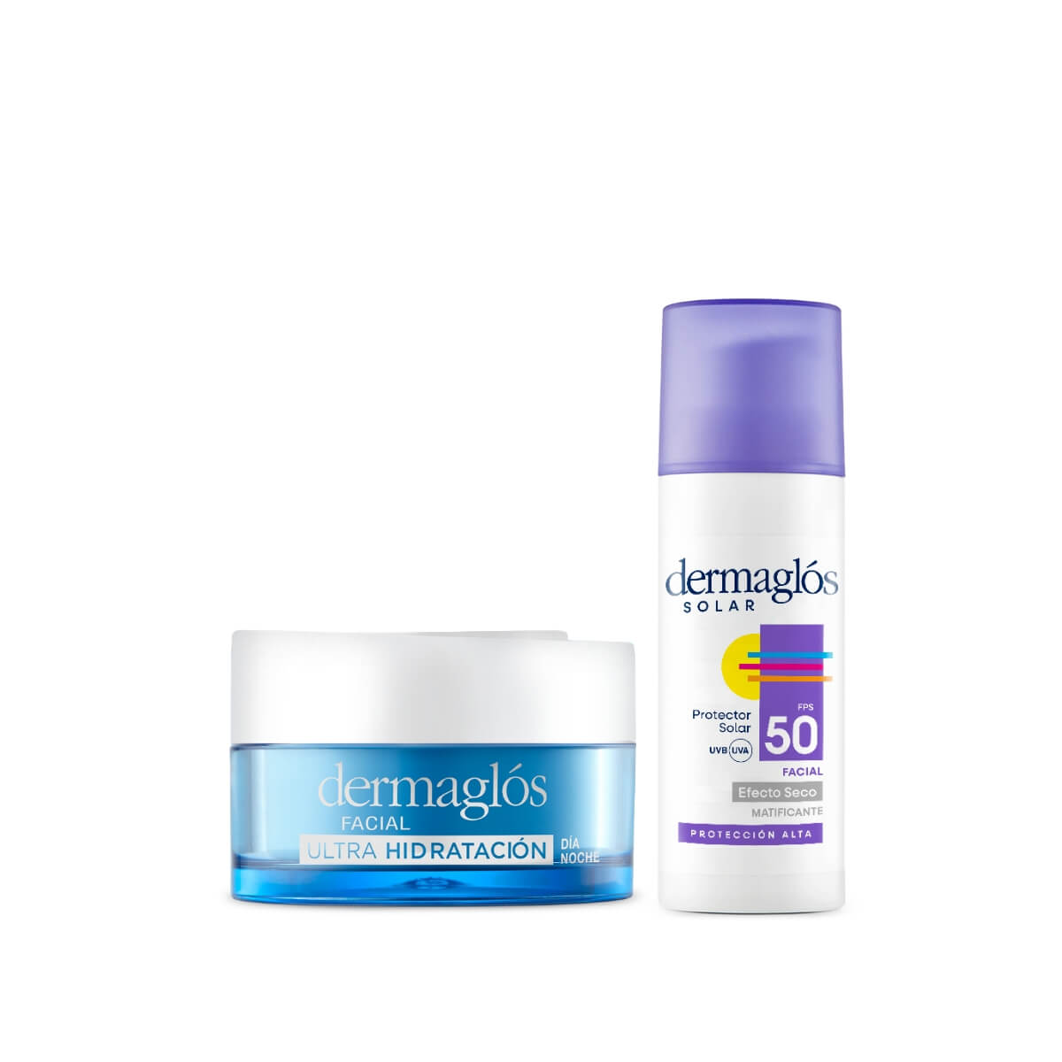 Kit Dermagl&oacute;s Protector Solar Facial + Crema Gel Ultra Hidrataci&oacute;n