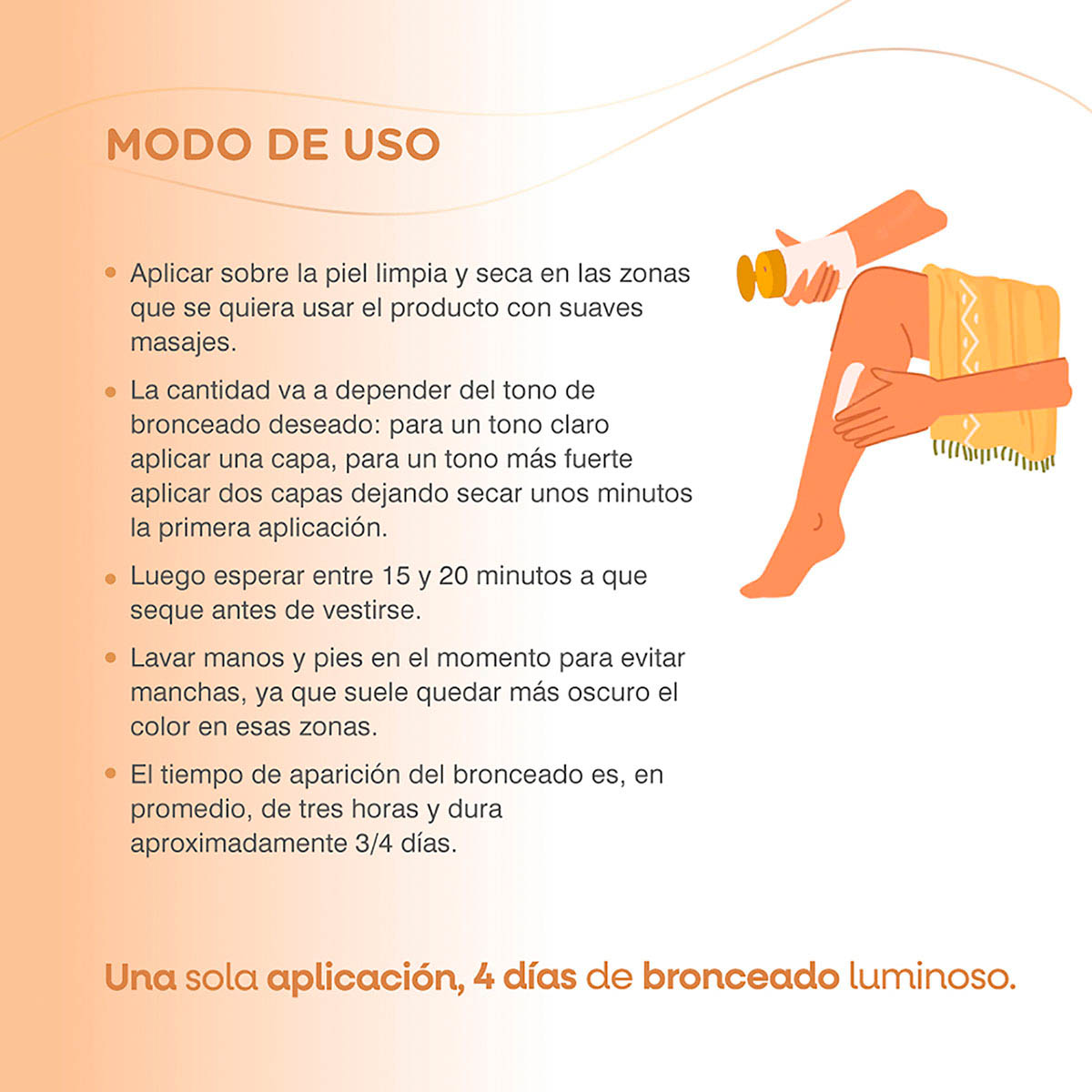 Dermagl&oacute;s Corporal Autobronceante 150 g image number 4