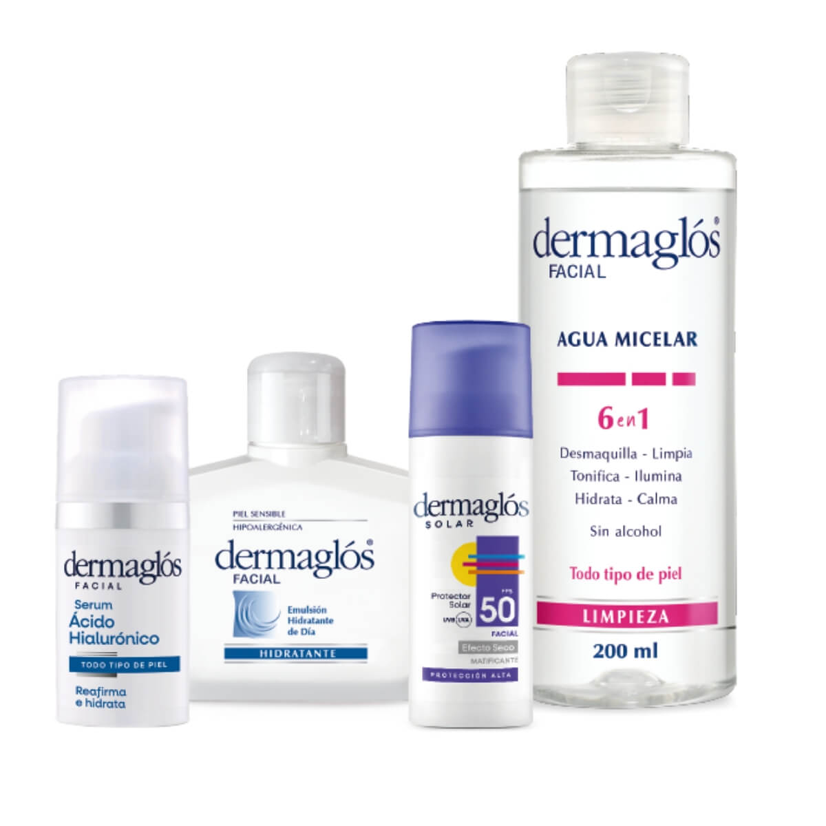 Kit Rutina de día Dermaglós Experta con protección FPS50 image number 0