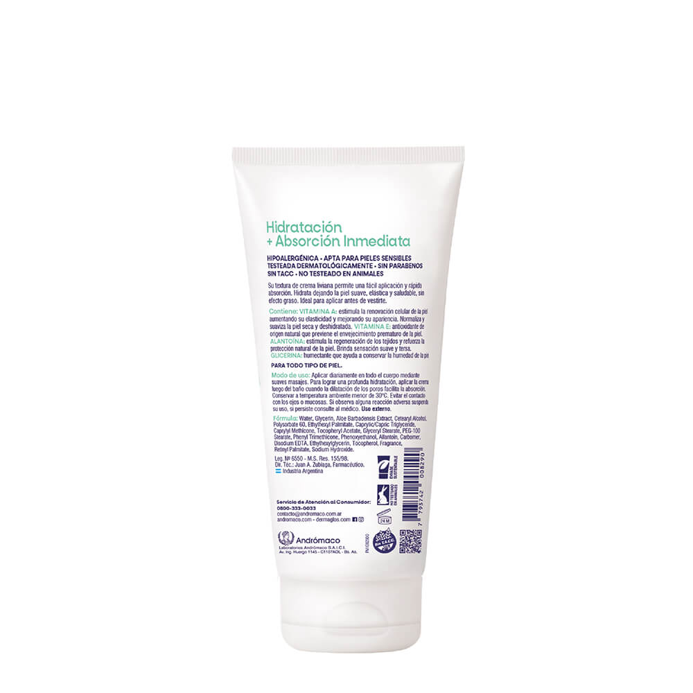 Dermaglós Corporal Crema Hidratación + Absorción Inmediata 175 g image number 1
