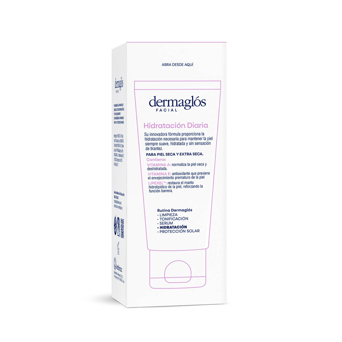 Crema Facial Hidratante Dermagl&oacute;s Piel Seca y Extra Seca D&iacute;a y Noche 50 g image number 3