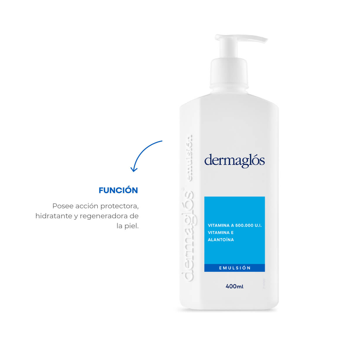 Dermaglós Terapéutica Emulsión 400 ml image number 3