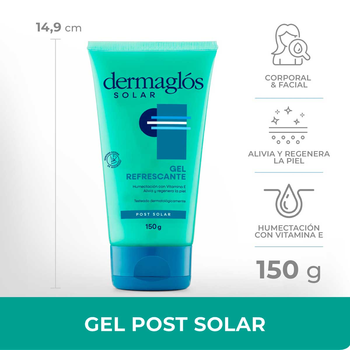 Gel Post Solar Dermagl&oacute;s 150 g image number 5
